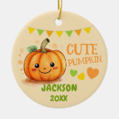 Schattige Ornament van pompoen (Voorkant)