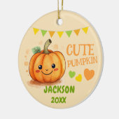Schattige  Ornament van pompoen (Links)