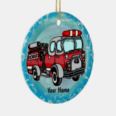 Schattige ornament voor kleine brandweerlieden (Rechts)