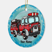 Schattige ornament voor kleine brandweerlieden (Links)