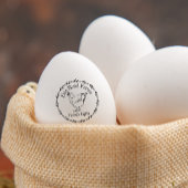 Schattige Orpington Chicken Boerderij Fresh Floral Rubberstempel