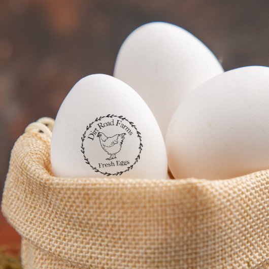 Schattige Orpington Chicken Boerderij Fresh Floral Rubberstempel