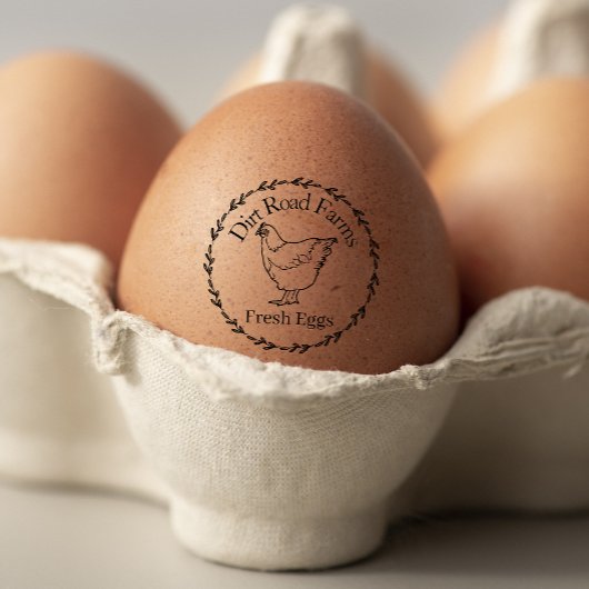 Schattige Orpington Chicken Boerderij Fresh Floral Rubberstempel