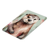 Schattige Otter Boho Waterverf Magneet (Linkerzijde)