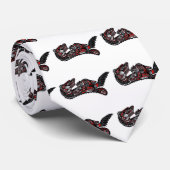 Schattige Otter Design voor Dierenliefhebbers Stropdas (Opgerold)