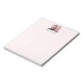 Schattige Otter Paar in Liefde Valentijnsdag Notitieblok (Linkerzijde)