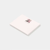 Schattige Otter Paar in Liefde Valentijnsdag Post-it® Notes (Schuin)