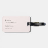 Schattige otter paar verliefd bagagelabel (Achterkant horizontaal)