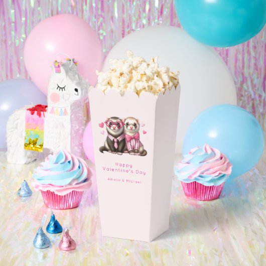 Schattige otter paar verliefd bedankdoosjes (Feest)