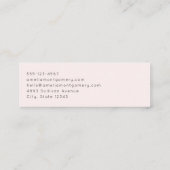 Schattige otter paar verliefd mini visitekaartje (Achterkant)