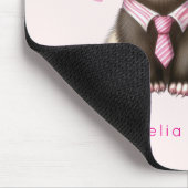 Schattige otter paar verliefd muismat (Hoek)