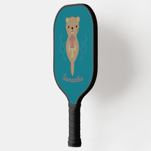 Schattige Otter Pickleball Paddle (Links)