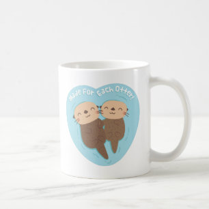 Schattige Otter-pun voor elkaar gemaakt Koffiemok