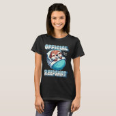 Schattige Otter Slaapkussen Officiële Slaap Shirt  (Voorkant volledig)
