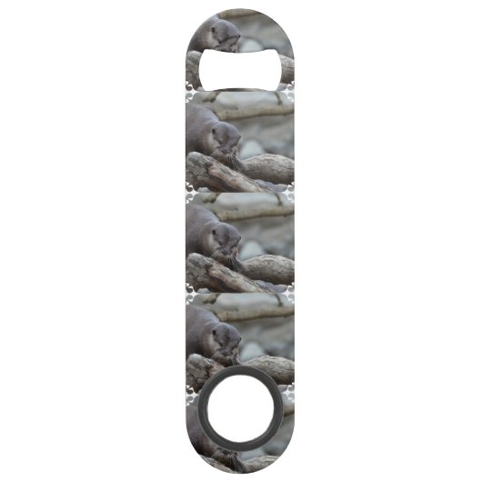 Schattige otter speed flessenopener (Voorkant)