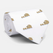 schattige otter stropdas (Opgerold)