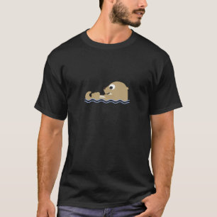 schattige otter t-shirt