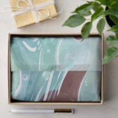 Schattige Otter Watercolor Decoupage Tissuepapier (Geschenk)