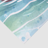 Schattige Otter Watercolor Decoupage Tissuepapier (Detail)