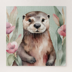 Schattige Otter Waterverf Legpuzzel