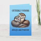 Schattige: Ottering Yours Always en Furever Bedankkaart (Voorkant)