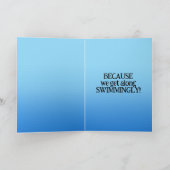 Schattige: Ottering Yours Always en Furever Bedankkaart (Binnen)