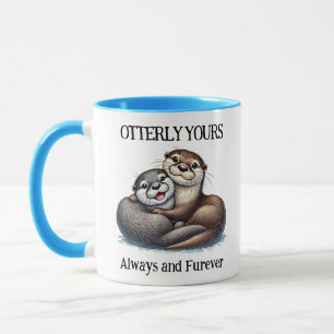 Schattige: Ottering Yours Always en Furever Mok
