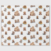 Schattige otters! cadeaupapier (Vlak)