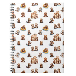 Schattige otters! notitieboek