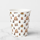 Schattige otters! papieren bekers (Voorkant)