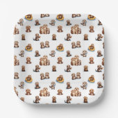 Schattige otters! papieren bordje (Voorkant)