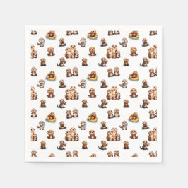 Schattige otters! servet