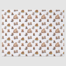 Schattige otters! tissuepapier