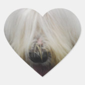 Schattige Oud Engels Sheepdog Stickers (Voorkant)