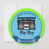 Schattige Oud-Retro Hip Hop Kaart (Voorkant)