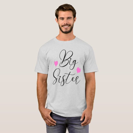 Schattige Oudere Zus T-shirt (Voorkant volledig)