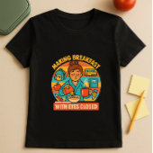 Schattige ouderlijk Shirt; ontbijtogen gesloten ma T-shirt