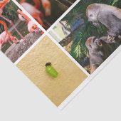 Schattige Ouderschap Dieren Schattige levensfasen  Tissuepapier (Detail)