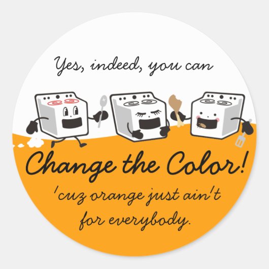 Schattige ovenfornuis koken cadeau label stickers (Voorkant)