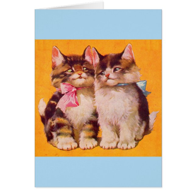 schattige overstromingskittens uit 1930 (Voorkant)