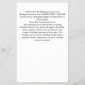 Schattige OWL Baby shower Girls of Boys Invitation Flyer (Achterkant)