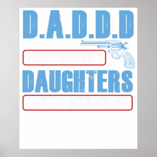 Schattige P.A.P.A.'s tegen Dochters die met Democr Poster