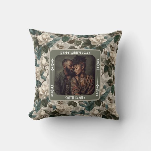 Schattige paar 25e Jubileum Sierkussen (Voorkant)