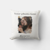 Schattige paar aangepaste foto kussen (Voorkant)