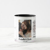 Schattige paar aangepaste foto mok (Midden)