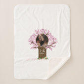 Schattige paar aangepaste foto sherpa deken (Voorkant)