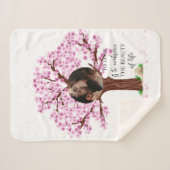 Schattige paar aangepaste foto sherpa deken (Voorkant (horizontaal))