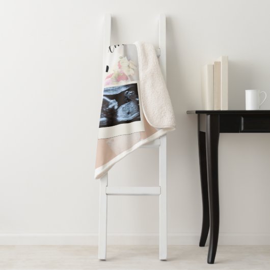 Schattige paar aangepaste foto sherpa deken (In situ)