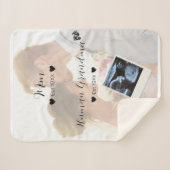 Schattige paar aangepaste foto sherpa deken (Voorkant (horizontaal))