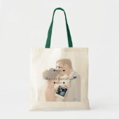 Schattige paar aangepaste foto tote bag (Voorkant)